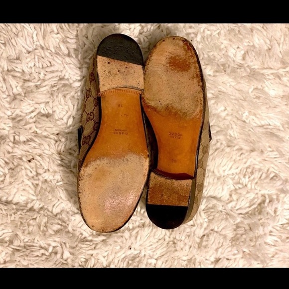 Gucci canvas horse bit GG loafers - Picture 3 of 3